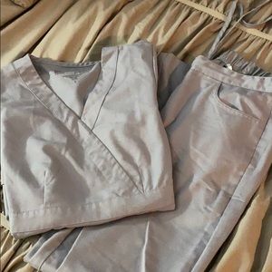 Cool grey  greys anatomy scrub set
